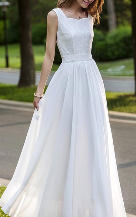 Drindf White Long Lace Wedding Dress for Women Long Sleeve India | Ubuy