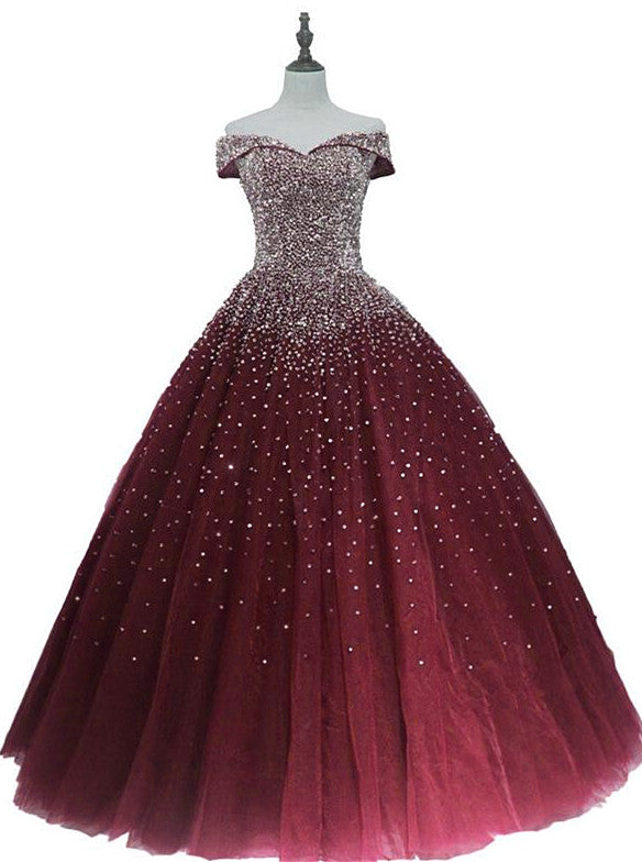 burgundy prom dress 2020