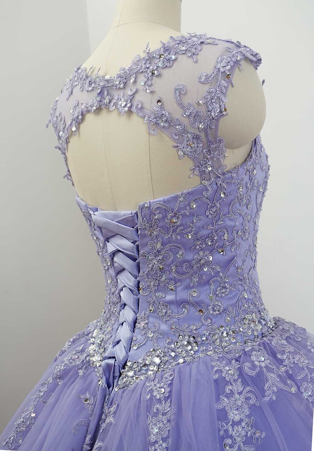 Gorgeous Quinceanera Dresses with Applique and Beadings, Purple Formal Cutedressy Gorgeous Quinceanera Dresses with Applique and Beadings, Purple Formal Cutedressy
