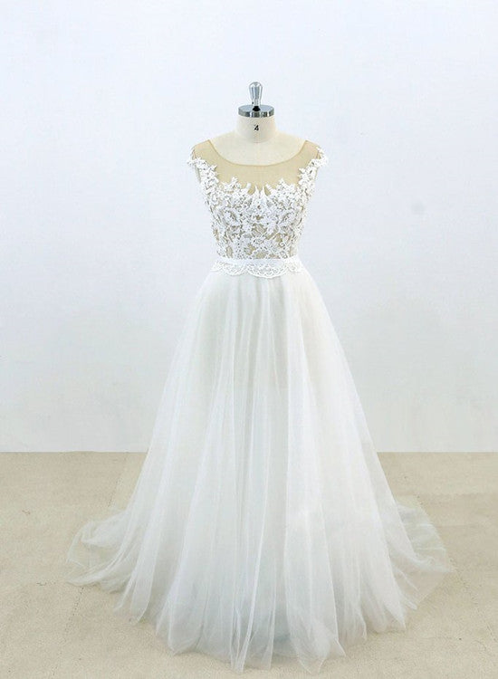 Simple Tulle Bridal Gowns, Prom Dress , Lovely Formal Dresses