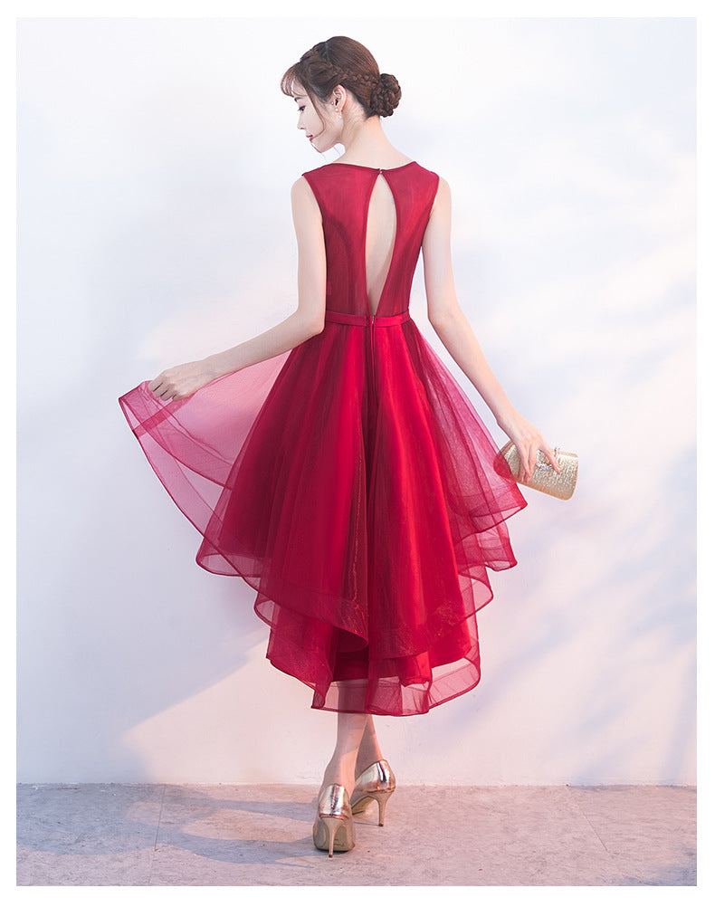 Sequins and Tulle High Low Cute Prom Dress Party Dress, High Low Forma Cutedressy Sequins and Tulle High Low Cute Prom Dress Party Dress, High Low Forma Cutedressy
