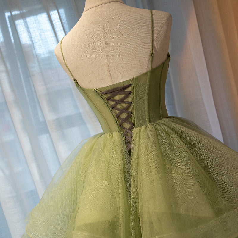 Beautiful Light Green Sweetheart Layers Princess Formal Gown, Green Tu Cutedressy Beautiful Light Green Sweetheart Layers Princess Formal Gown, Green Tu Cutedressy