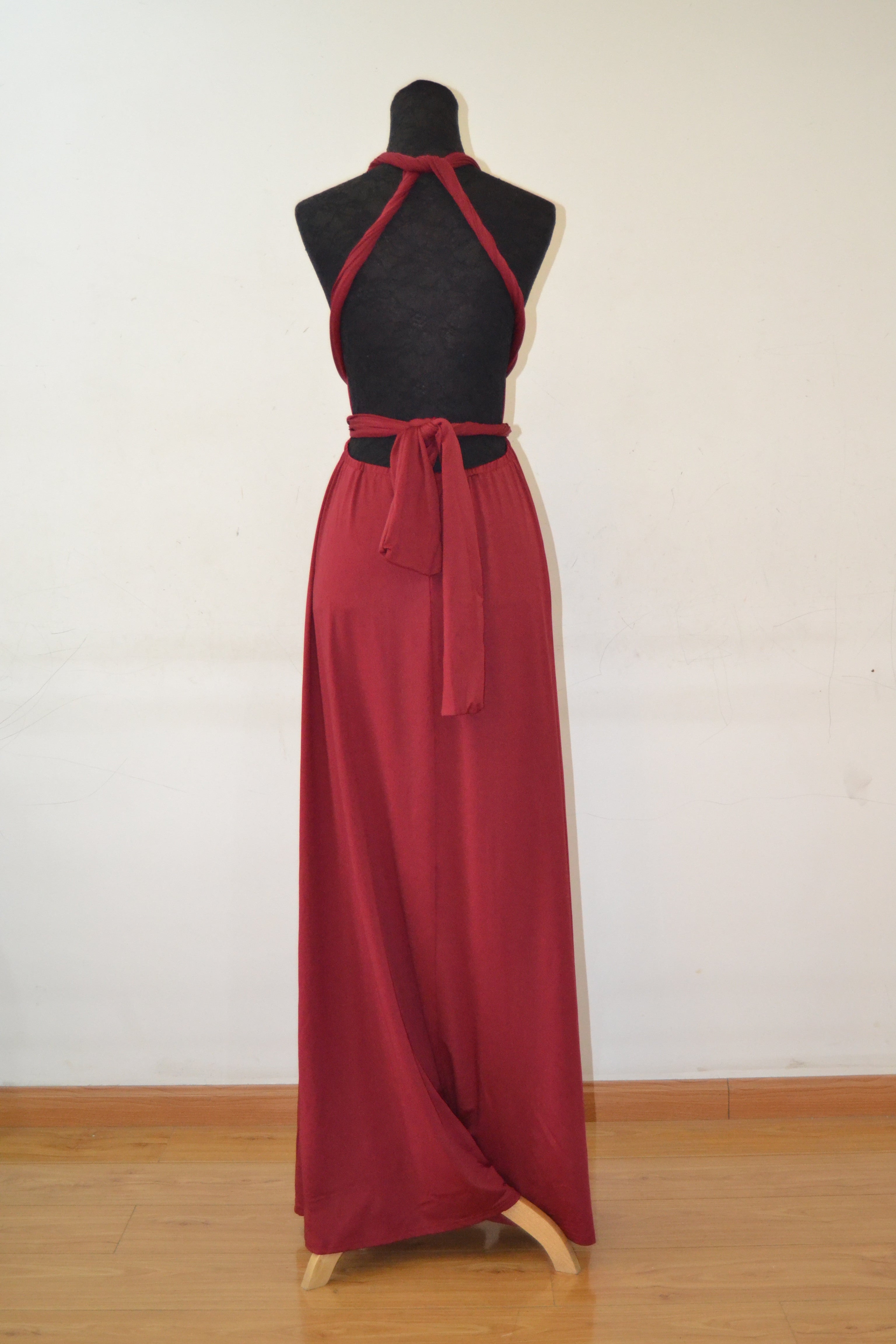 wine red infinity dress Wine Infinity Bridesmaid Dresses/Customization Size/30+ Color Extra 50 inches / Average(0-14)