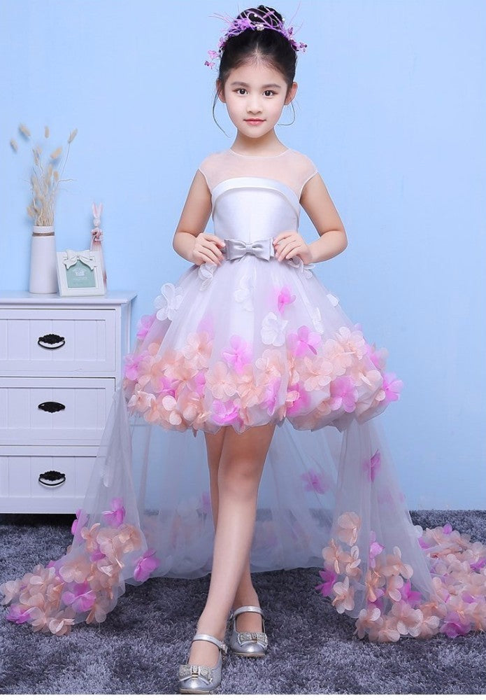 Lovely Flower Girl Dresses for Weddings, High Low Cute Flower Girl Dresses Lovely Flower Girl Dresses for Weddings, High Low Cute Flower Girl Dresses