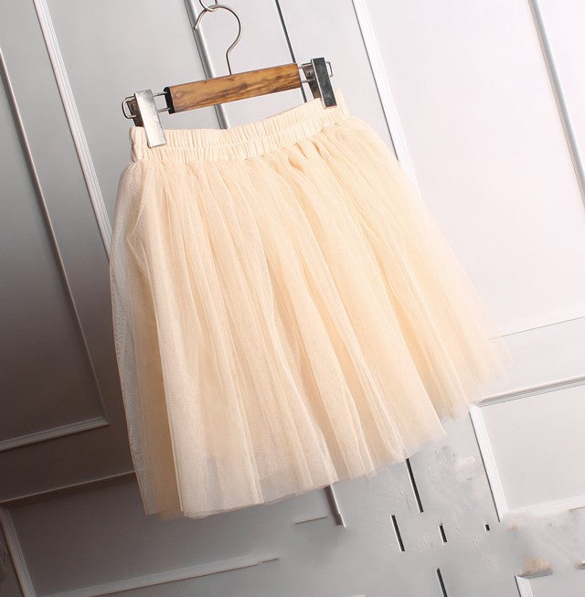 Lovely Tulle Mini Skirt, Short Women Skirt, Cute Skirts