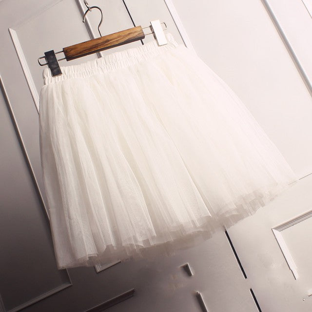Lovely Tulle Mini Skirt, Short Women Skirt, Cute Skirts – Cutedressy