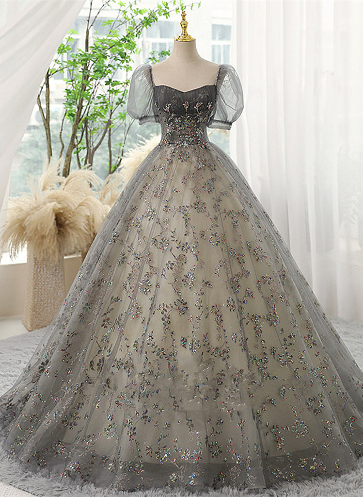 Fluffy Tulle gown, Women Long Tulle Dresses Ball Gown Birthday Party, bridal gown     fg2412 main image 1