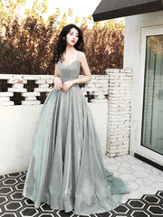 Beautiful Sequins V-neckline Long Formal Dress, New Style Prom Dress, Party Dress