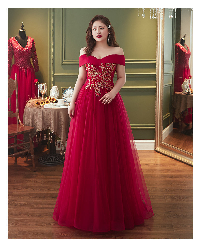 Style Plus Boutique Size 1X Red Evening Long Dress