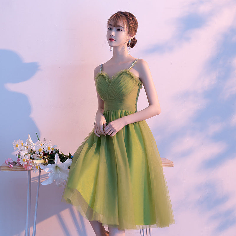 pink and green hoco dress Tulle Homecoming Dresses Off The Shoulder Embroidery