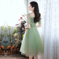 Lovely Green Short Tulle Party Dresses Homecoming Dress, Short Green F – Cutedressy Lovely Green Short Tulle Party Dresses Homecoming Dress, Short Green F – Cutedressy