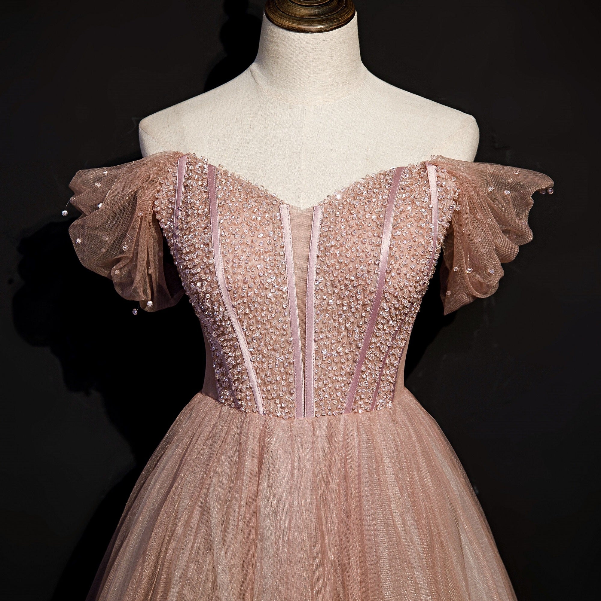 Shop Dark Pink Georgette Embroidered Gown Festive Wear Online at Best Price  | Cbazaar