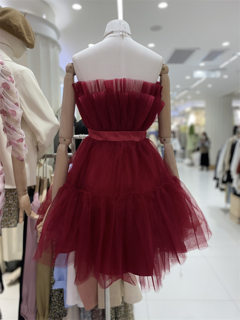 lovely party dresses Lovely Homecoming Dresses,Tulle Sweet 16 Dress,Short Cocktail Dress,CD00058, US10 / Lilac