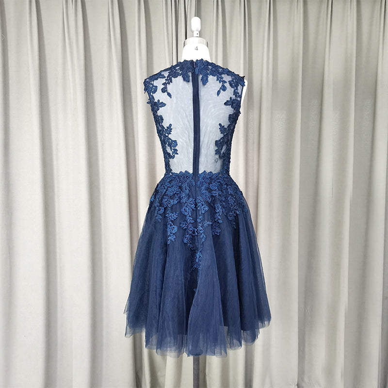 navy blue grad dress short Navy Blue Satin Off Shoulder Short Graduation Dress, Blue Satin Prom D Formaldressy