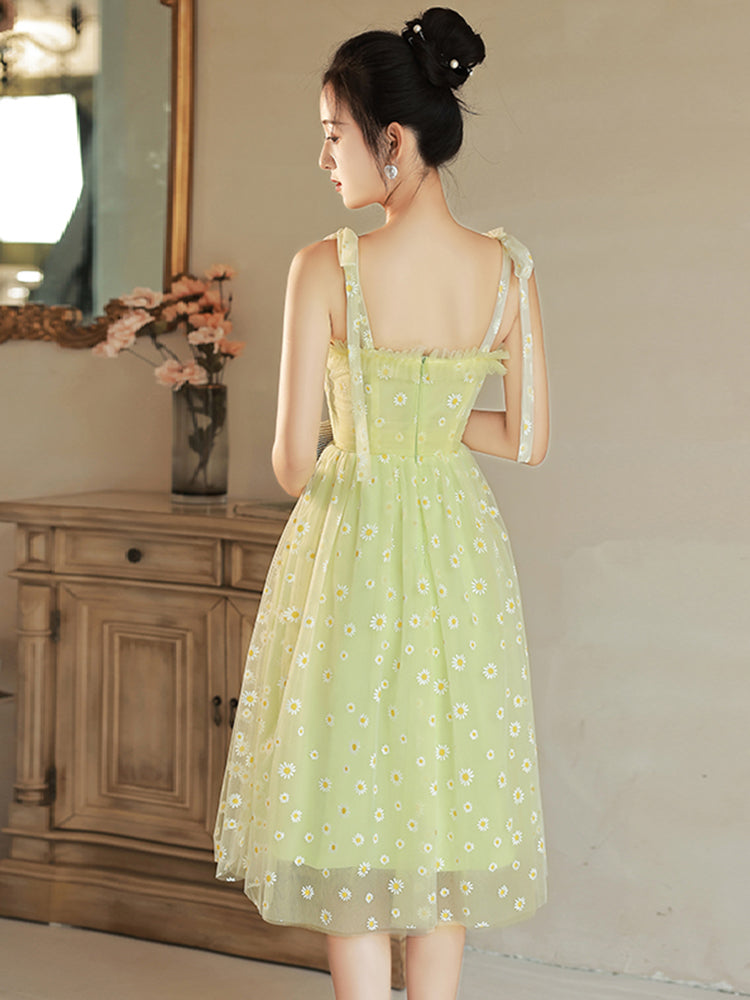 Light Green Tulle Beaded Short Evening Dress, Green Tulle Prom Dress Cutedressy Light Green Tulle Beaded Short Evening Dress, Green Tulle Prom Dress Cutedressy