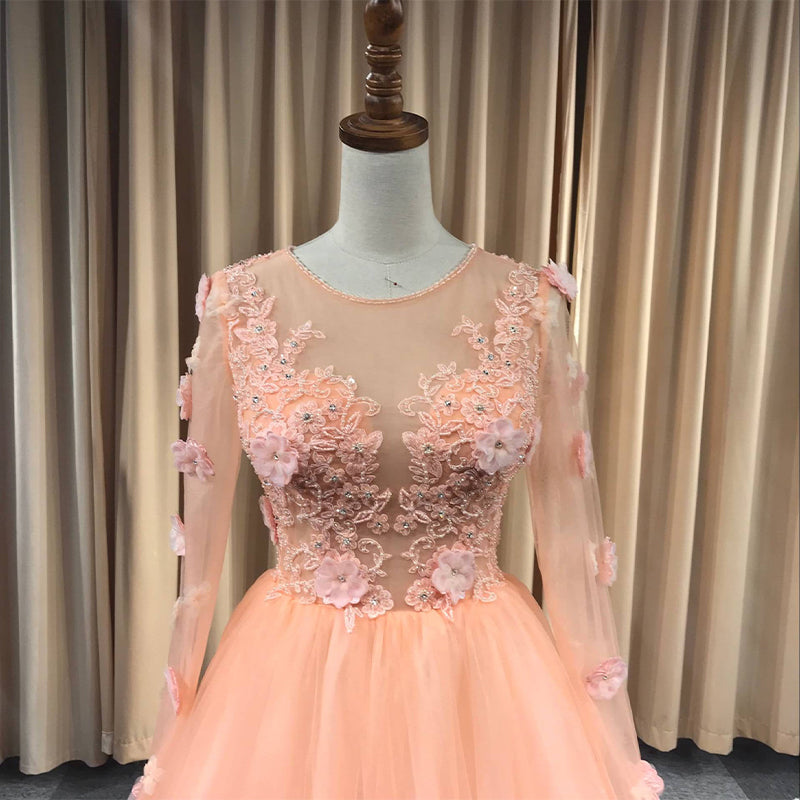 Orange Peach Prom Dresses 2018 Pink Dress For Js Prom 2018 Night