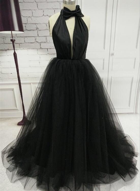 Black New Style Gorgeous Prom Dress, Black Formal Gowns, Prom Dress
