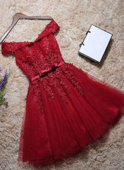 red tulle party dress