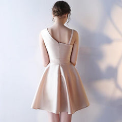 Charming Satin Cute Short Party Dress, Pretty Formal Dress, Party Dress