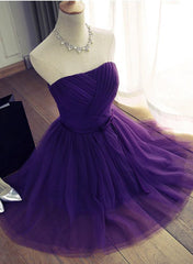 Lovely Tulle Short Party Dress, Handmade Formal Dresses