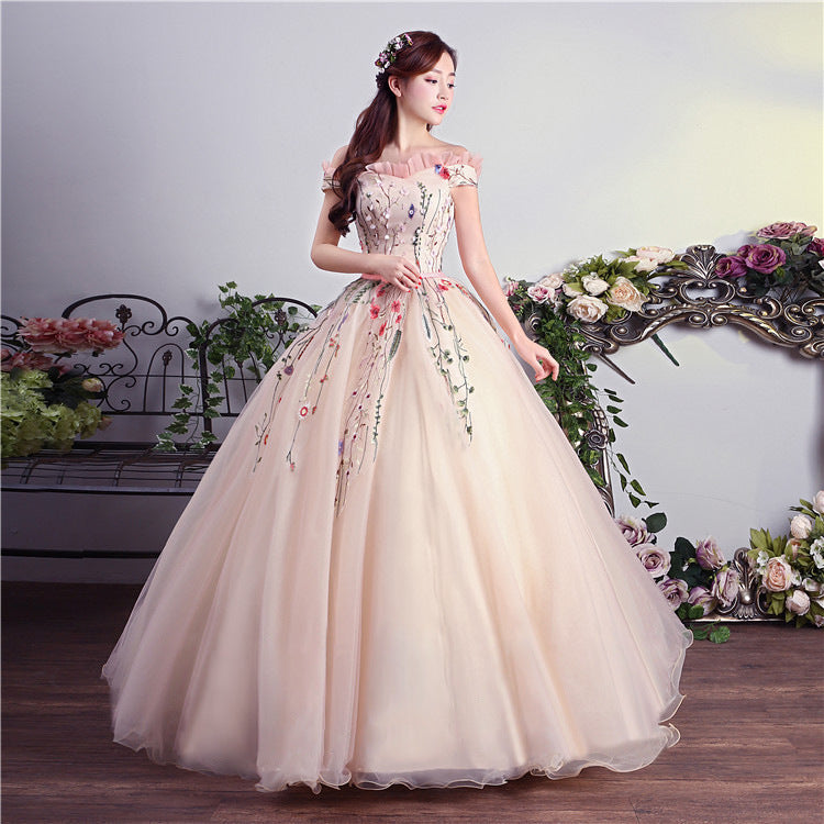 women's light pink off the shoulder dress for a wedding women's light pink off the shoulder dress for a wedding Pink off shoulder tulle long prom dress, pink A line evening dress dresstby-parroquiadesanalbertomagno.com