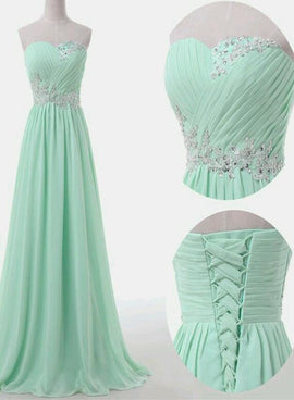 Mint Green Simple Prom Dresses , Formal Dresses, Party Gowns