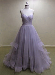 Beautiful Sweetheart Tulle Ball Prom Dress, Lovely Tulle Formal Gowns, Party Dress