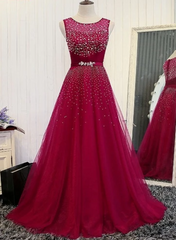 wine red prom dress 2020
