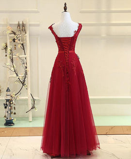 Beautiful Wine Red Prom Dresses , Gorgeous Party Gowns