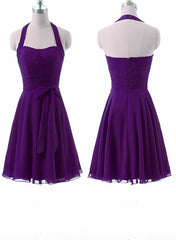 purple bridesmaid dress