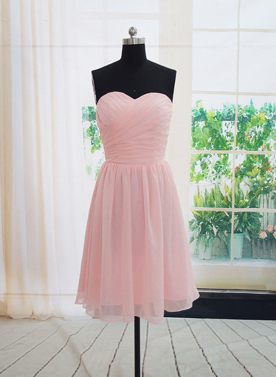 Light Pink Simple New Bridesmaid Dresses, Bridesmaid Dress , Pink Wedding Party Dresses