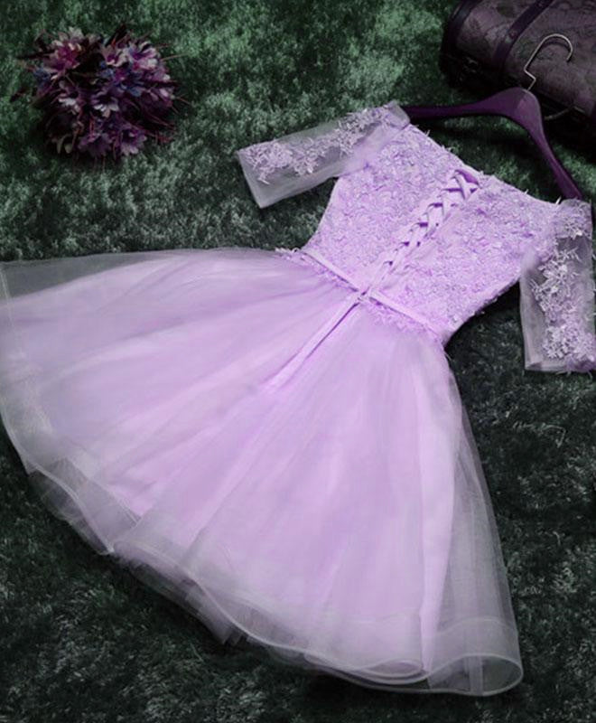 Cute Sweetheart Tulle Short Homecoming Dress, Party Dress